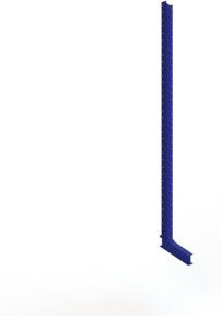 Meta Kragarmregal Ständer Multistrong M IPE140 einseitig, Farbe: Enzianblau, Breite: 350 cm, Tiefe: 40 cm - Bild 1