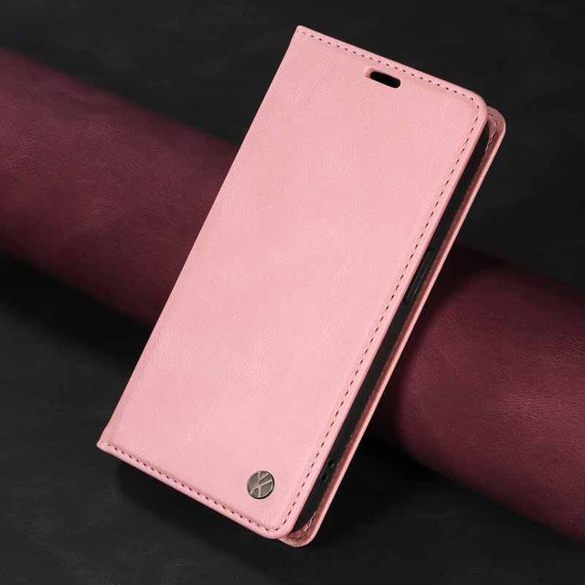 Wallet Flip Case Leder Hülle für Samsung Galaxy A13 A23 A33 A53 A73 A12 A22 A32 A52S A52 A72 4G 5G in Pink - Bild 1