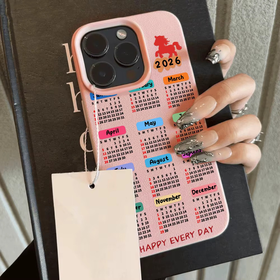 Caynes Silikon Handyhülle mit 2026 Jahr des Pferdes Muster für iPhone 17 Pro Max 16 15 14 13 12 Plus Air in Grün Multicolour - Bild 4