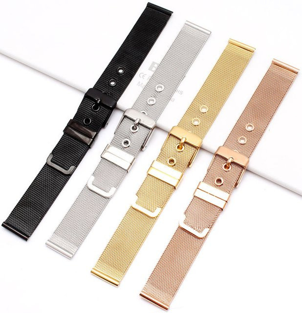 Zhangeer Uhrenarmband Milanaise, Edelstahl, Unisex - Bild 1