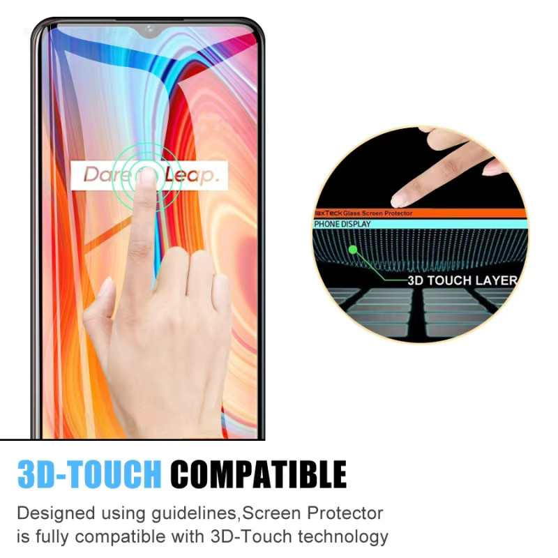 3er-Pack Displayschutzfolie aus gehärtetem Glas für Realme C31 C35 C11 C21 C21Y C25 C20 C15 C12 V30 in Transparent - Bild 4