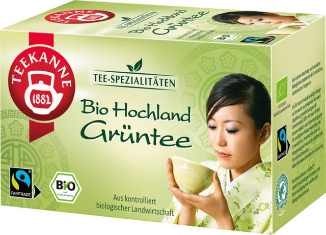 Teekanne Grüner Tee, Teebeutel, 20 Stück - Bild 1