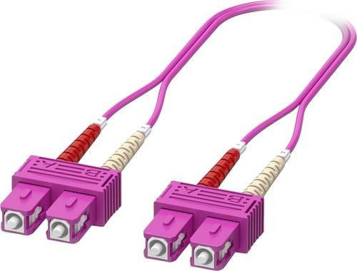 Phoenix Contact LWL-Kabel FOC-SC:PA-SC:PA-OM4:D01/2 in Pink, 2,0 m - Bild 1