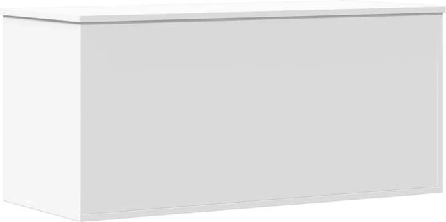 vidaXL Truhe aus Holzwerkstoff in Weiß mit Soft-Close-Deckel, B/T/H: 100 x 42 x 46 cm - Bild 1