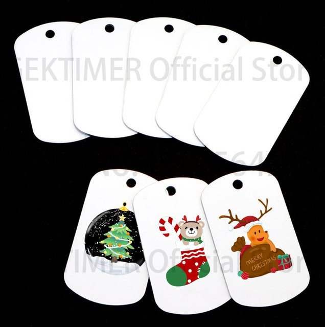 Schlüsselanhänger Militär-Sublimation, personalisierte Hundemarken, Unisex - Bild 1