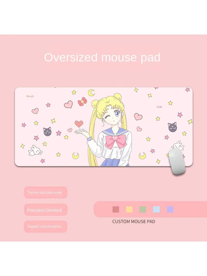 Bandai Sailor Moon Extra großes Gaming-Mauspad und Tastaturmatte - Bild 3