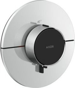 Hansgrohe Axor ShowerSelect ID HF Unterputz Thermostat mit Safety Stop, Einhebelmischer, rund, Mattweiß - Bild 1