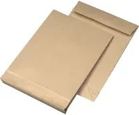 MAILmedia Ormypack Faltentasche DIN B4 aus Kraftpapier ohne Fenster, beige - Bild 1