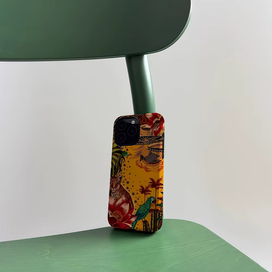 CaseLumi Matte Bumper MagSafe Schutzhülle für iPhone 17 16 15 14 13 Pro Max Tropical Safari Charm Cover in Multicolour - Bild 5