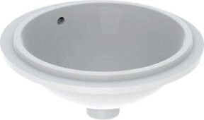 Geberit Unterbau-Waschtisch VariForm in Weiß, Keramik, Rund, Breite: 39 cm - Bild 1