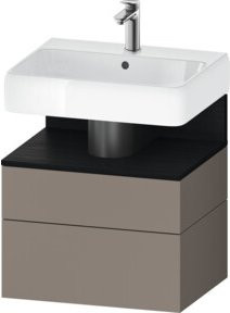 Duravit Waschtischunterschrank Qatego in Weiß, B/T/H: 59 x 47 x 59 cm - Bild 1