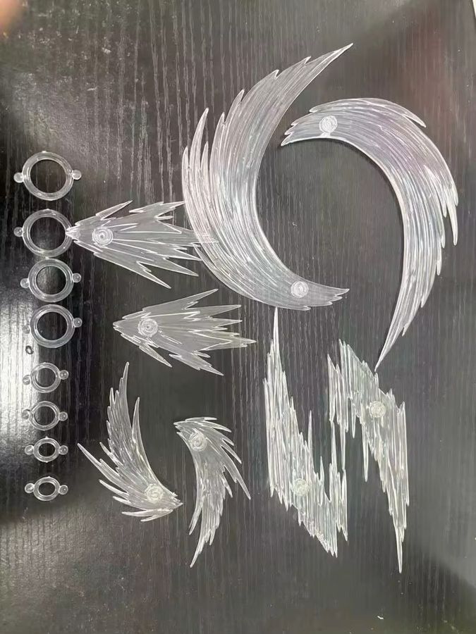Bandai Son Goku Wind Blade Special Effect Series Actionfigur Weiß mit Smoke Effect Piece Anime Modell Sammlerstück - Bild 6