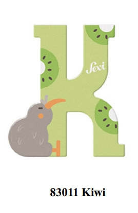 Sevi Holzbuchstabe Buchstabe K Kiwi - Bild 1