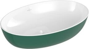 Villeroy & Boch Aufsatzwaschtisch Artis aus Keramik in Forest Green, oval, B: 61 cm, T: 41 cm - Bild 1