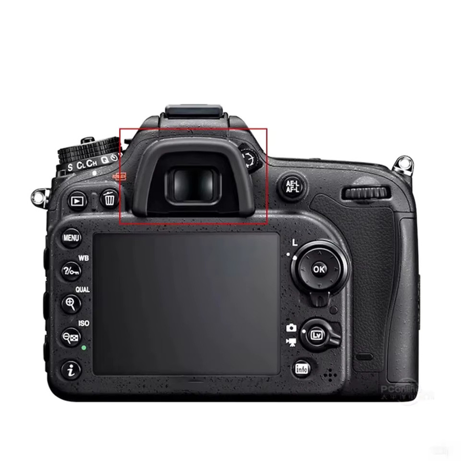 Nikon DK-21 Silikon Kamera-Augenmuschel-Schutz in Schwarz für DSLR Kameras - Bild 3