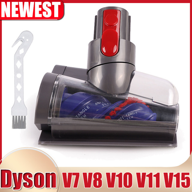 Upgrade Anti-Tangle Mini motorisierter Bürstenkopf für Dyson Staubsauger V7 V8 V10 V11 V15 zur Reinigung von Sofas, Betten und Autositzen - Bild 1