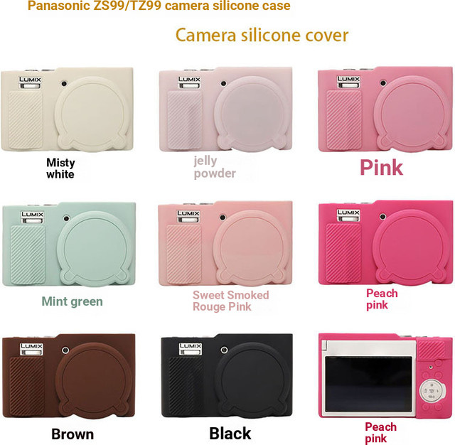 JAOUCAM Silikon-Schutzhülle für Panasonic ZS99 Kameratasche, weiche Soft-Gel-Schale als Schutzabdeckung - Bild 1