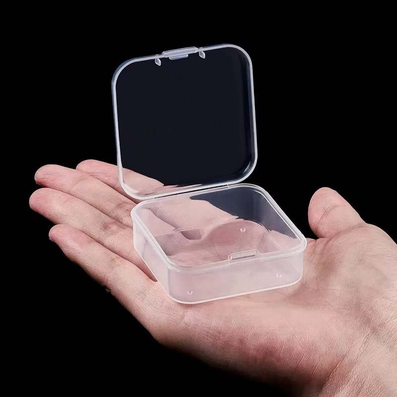 TMZ 10er Set Mini Kunststoff Lagerboxen Transparent aus PP für Schmuck und Kleinteile - Bild 3