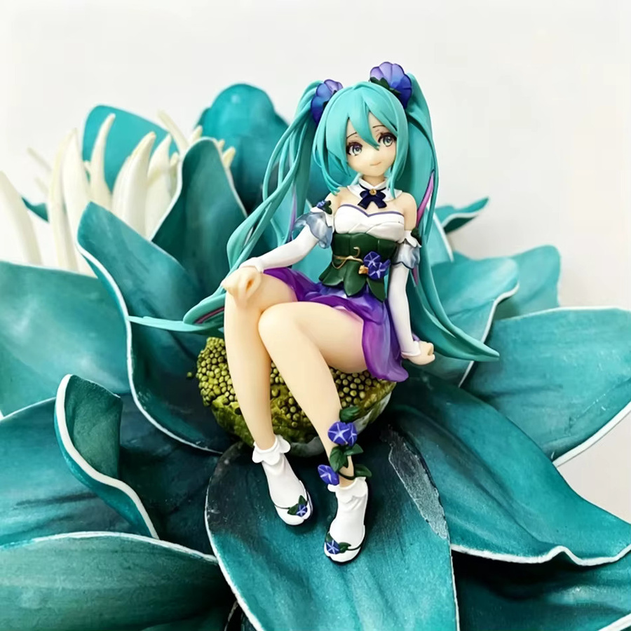 Bandai Hatsune Miku Blumenfee Morning Glory Ver., Actionfigur, 14cm - Bild 5