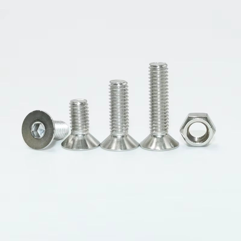 Edelstahl Sechskant Senkkopfschrauben Set DIN 7991 in Silber für M2,5 bis M6 - Bild 4