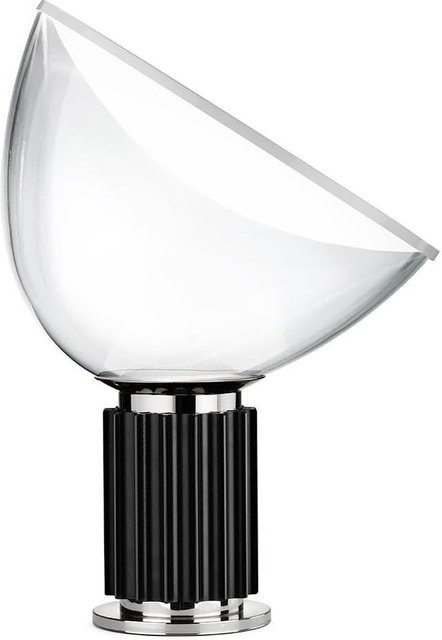 Flos Taccia LED Tischleuchte aus Kristallglas und PMMA, dimmbar, transparent oder schwarz - Bild 1