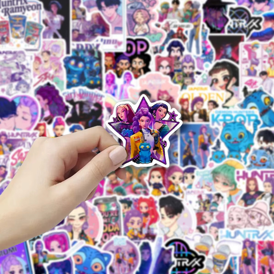 90 Stück Bandai Cartoon-Aufkleber, wasserfeste Y2K Ästhetik Sticker in Multicolour für Laptop, Wasserflasche und Handy - Bild 2