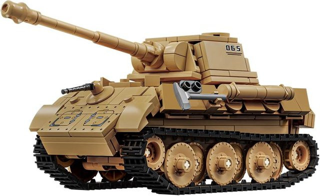 Militärisches MOC Armee Hauptkampfpanzer gepanzertes Fahrzeug, Bausteine Set, ab 14 Jahren - Bild 1
