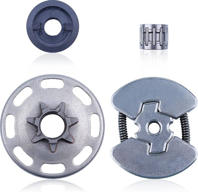 Adefol Kupplung Trommel Glocke Felge Kettenrad Lager Kit für Husqvarna 435 435E 440 440E und Jonsered CS2240 in Silber - Bild 1