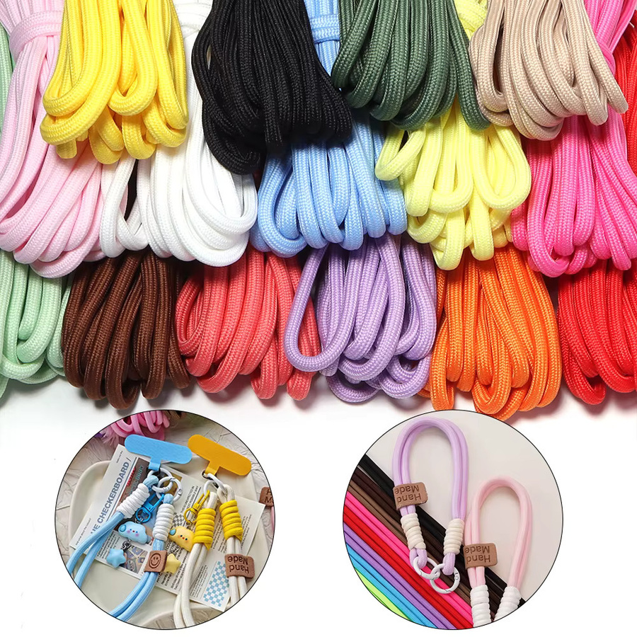 Louleur Polyesterkordel, bunt, 5 mm, 5 Yards - Bild 1