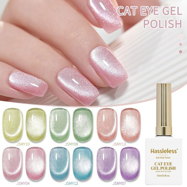 Hassleless Magnetgel-Nagellack, 15 ml, Schimmernd - Bild 1