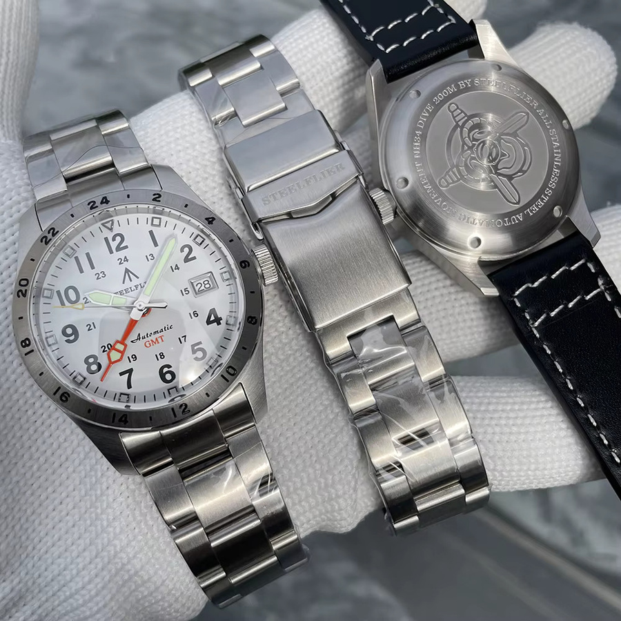 STEELFLIER Taucheruhr, Automatik, Edelstahl, 20 ATM, Unisex - Bild 3