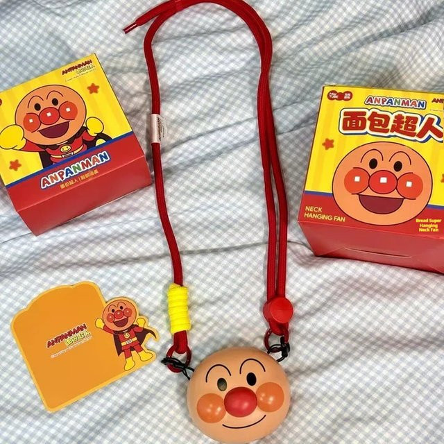 Martube Anpanman Halsventilator tragbarer USB-Ventilator mit starkem Wind und leisem Betrieb in Multicolor - Bild 1