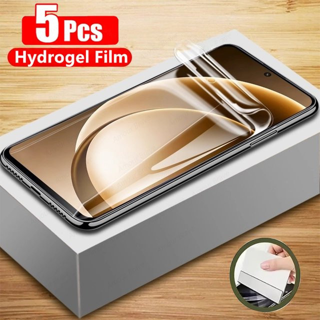 5er Pack Weiche Hydrogel Displayschutzfolien für OnePlus 15 13 12 11 10 9 8 Pro und weitere Modelle, Transparent - Bild 1