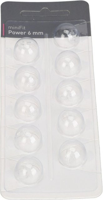 GoolRC Hör-Ohrstöpsel Set, 10 Stück, zweilagig und antistatisch, Transparent/Weiß, Durchmesser: 6 mm - Bild 1