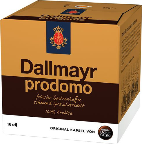Dallmayr Nescafé Dolce Gusto Prodomo, Kaffeekapseln, 16 Stück, 112g - Bild 1