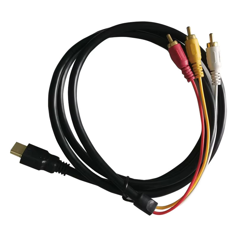 HUALIWEN HDMI auf 3RCA AV Audiovideo-Kabel in Rot, Weiß und Gelb - Bild 5