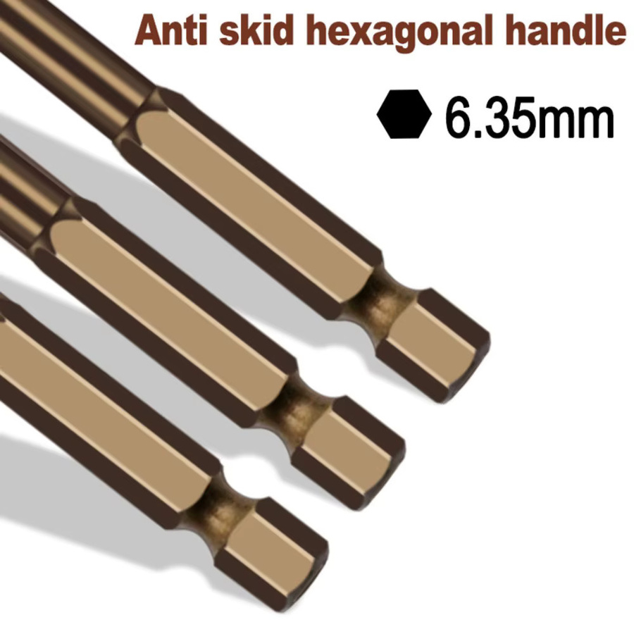 Kreuz-Sechskant-Lochsäge Set aus Dreieck-Legierung für Fliesen, Glas, Metall, Keramik und Holz, Durchmesser: 3 mm, 4 mm, 5 mm, 6 mm, 8 mm, 10 mm, 12 mm - Bild 4