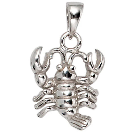 Colfem Anhänger Sternzeichen Krebs, 925 Sterling Silber, Unisex - Bild 1