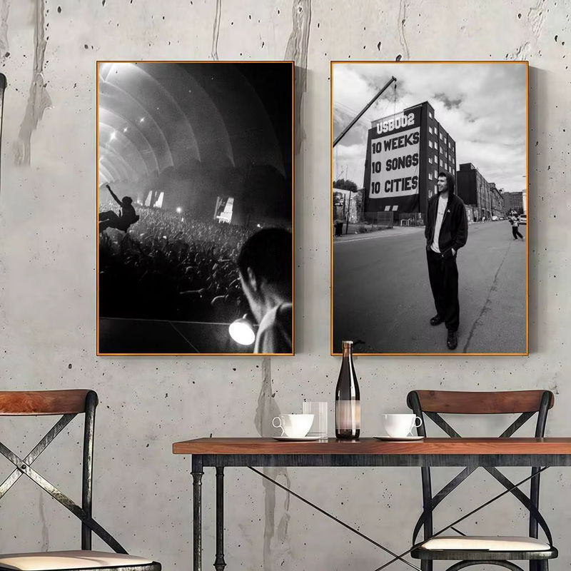 SINGER F-Fred again Album Poster-Aufkleber in Schwarz für deine Wohnzimmer- und Schlafzimmer-Dekoration B/H: 25 x 25 cm - Bild 5