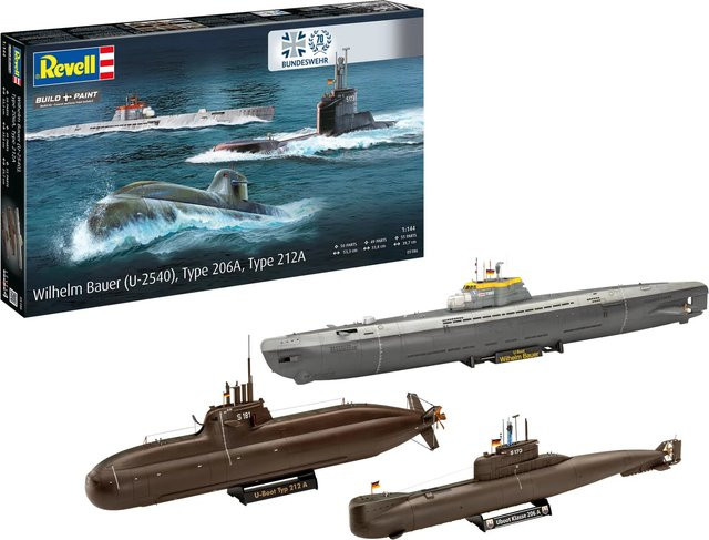 Revell 70 Jahre Bundeswehr Wilhelm Bauer, Type 206A, Class2, Fahrzeug, 1:144 - Bild 1