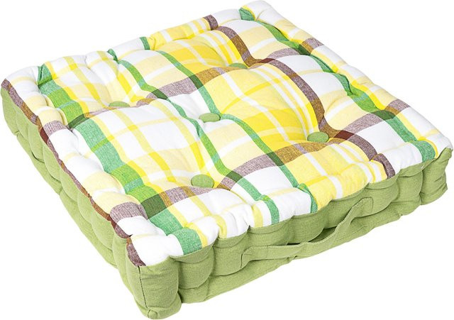 Reversibles quadratisches Wende-Sitzkissen von Viva Domo in Multicolour für Erwachsene - Bild 1