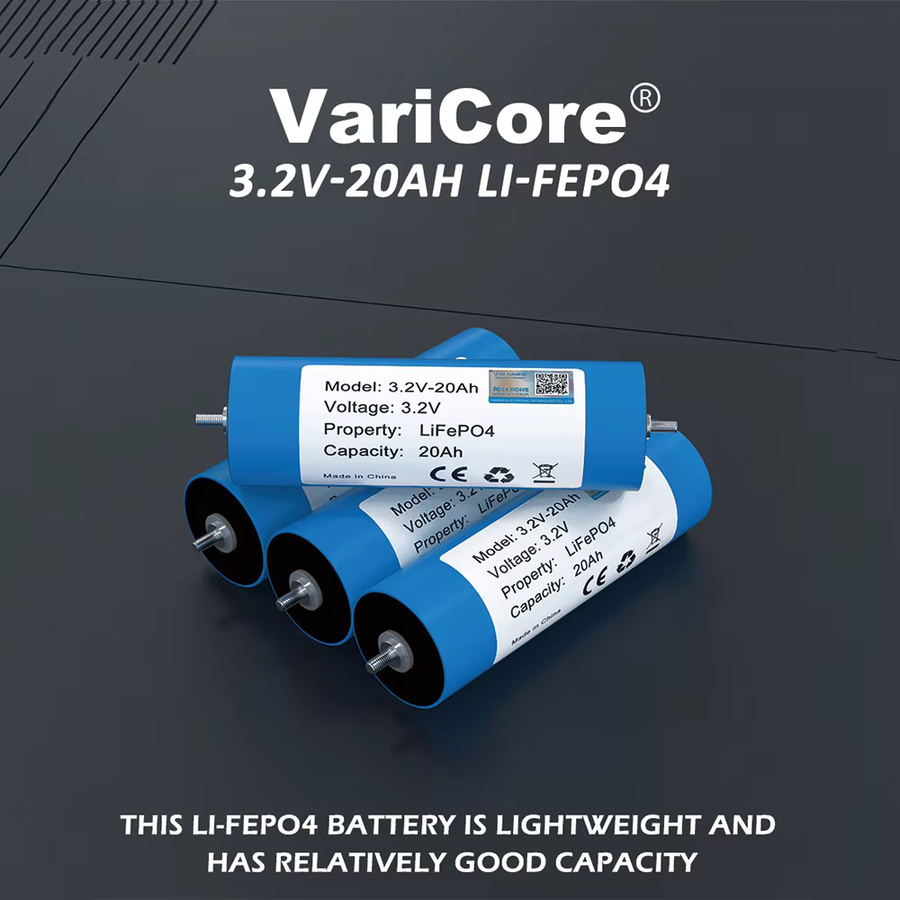 Varicore Grade A LiFePO4 Lithium-Eisenphosphat-Zelle 3,2V 20Ah C40 für Solar- und DIY-Anwendungen in Blau - Bild 2