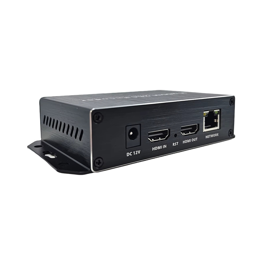 Tuoying HD-Audio-Video-Encoder mit H.265/H.264 HD-zu-IP-Konvertierung, PoE-Betrieb, Loop-Out-Funktion und Multi-Plattform-Live-Streaming in Schwarz - Bild 2