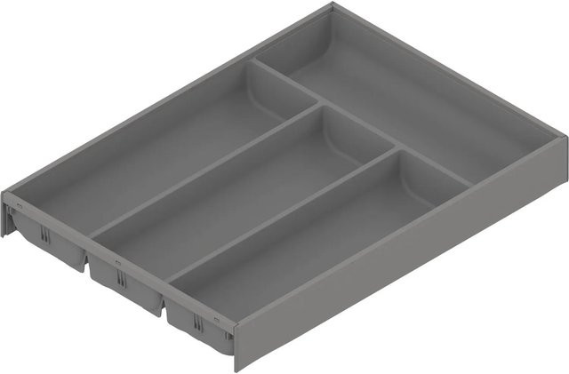 Blum Besteckkasten Ambia-Line Besteckeinsatz aus Stahl in Indiumgrau Matt, B/T/H: 42,5 x 30,0 x 5,0 cm - Bild 1