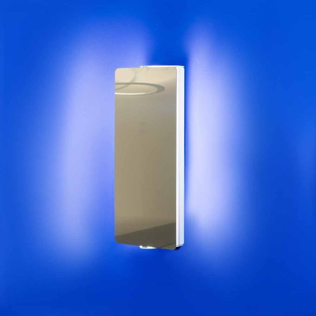 Nemo Lighting Applique à Volet Pivotant Double Wandleuchte aus Aluminium in Silber oder Weiß mit verstellbarem Spiegel - Bild 1
