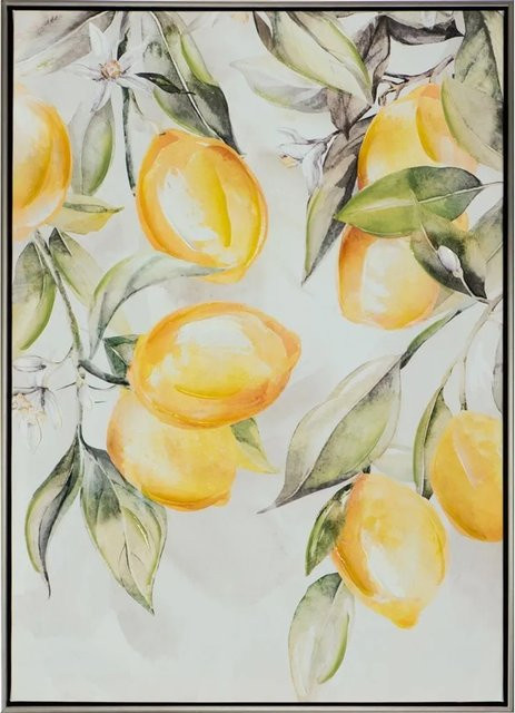 Art Universe Leinwandbild Zitronenbaum in Gelb, B: 52 cm, H: 72 cm - Bild 1