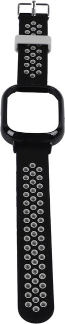 Neoglint Uhrenarmband mit Gehäuse, Silikon, PC, dunkelgrau, Unisex - Bild 1