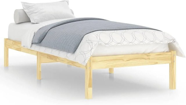 vidaXL Massivholzbett aus Kiefer in Braun, B/T/H: 75 x 190 x 80,5 cm - Bild 1