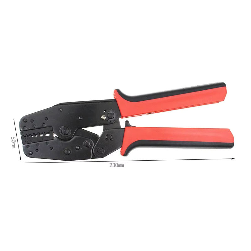 Skeyo Universelle Crimpzange LAS-005 in Rot mit zwei Matrizensätzen zur Energieeinsparung - Bild 2