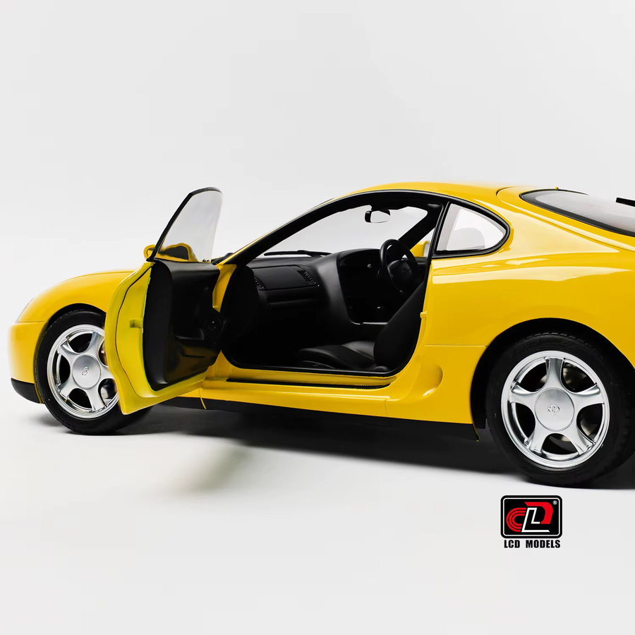 CLD Toyota Supra A80 Modellauto, Maßstab 1:18, Metall, Blau - Bild 1